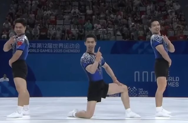 Aerobic Gymnastics: China's Trio Turned the World Games Into a Party