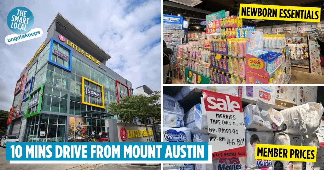 Johor Bahru's 3-Storey Baby Mega-Store Where Singapore Parents Stock Up on Diapers for a Third of the Price