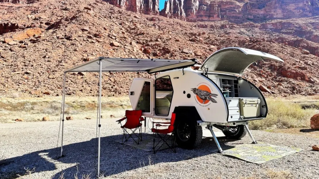 Teardrop Trailer Basecamping in Moab: Big Miles Without the Tent