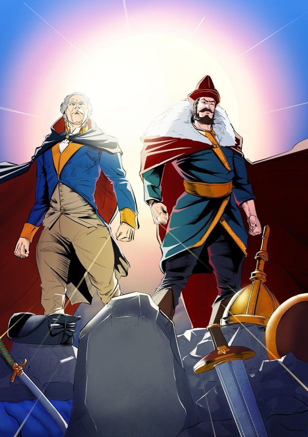 Kazakh and American History Collide in New Bilingual Comic 'When Eagles Soar'