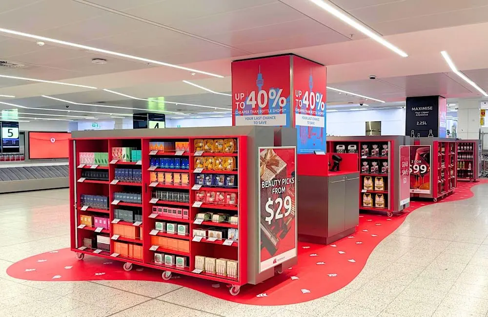 Sydney Airport just opened Australia's first duty free store in a baggage hall