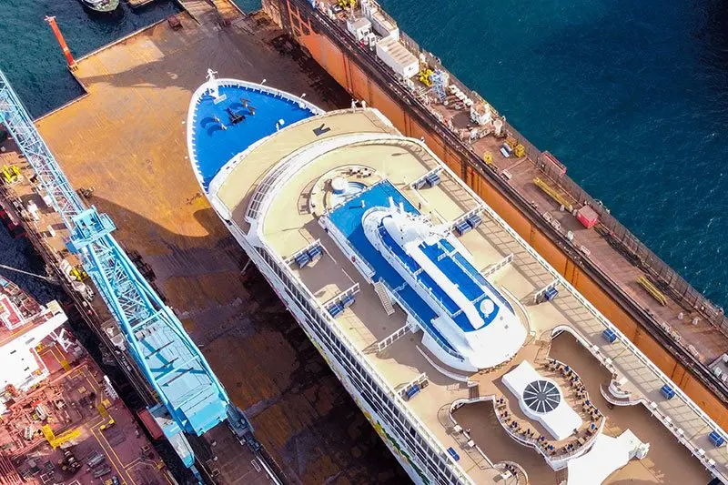 Cordelia Sky: Former Norwegian Cruise Ship Gets India-Ready in Turkish Drydock