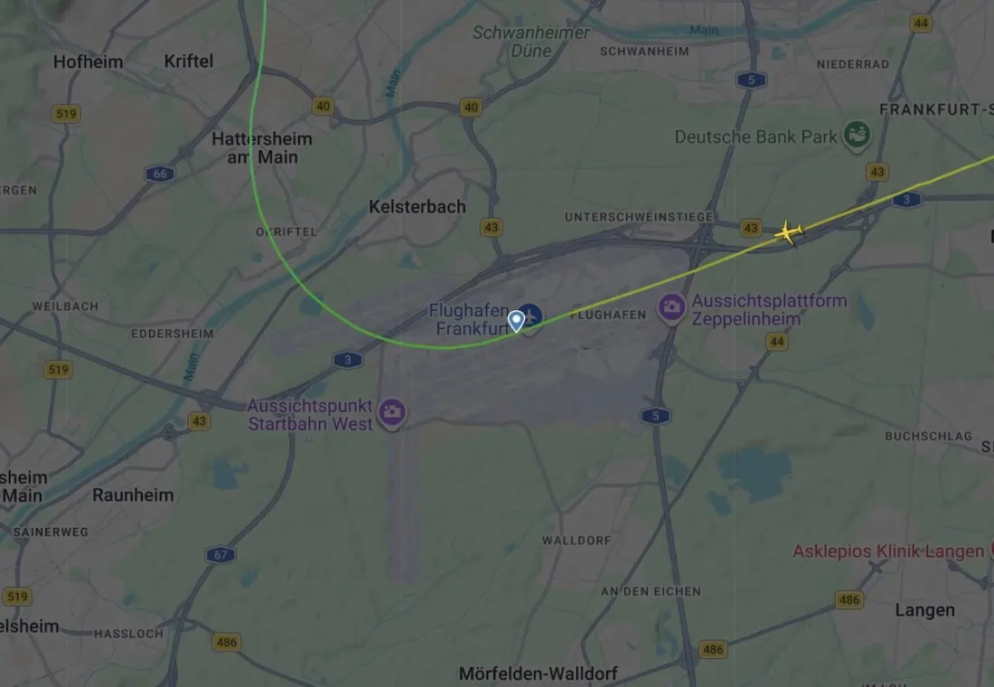 Condor Flight Diverted to Cologne After Missing Frankfurt's Midnight Curfew by Seconds