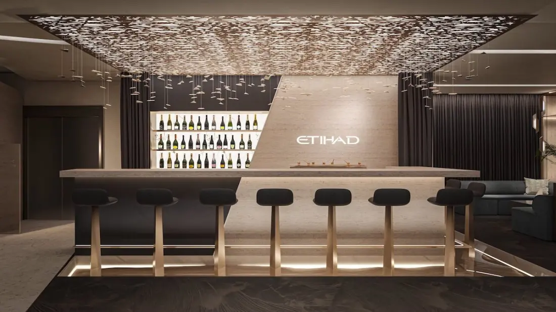 Etihad's Next-Gen Lounge Design Lands at Heathrow in 2027 — And a Global Rollout May Follow