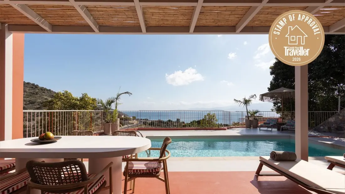 Nine private villas above Elounda: a family base in Crete with resort perks on tap
