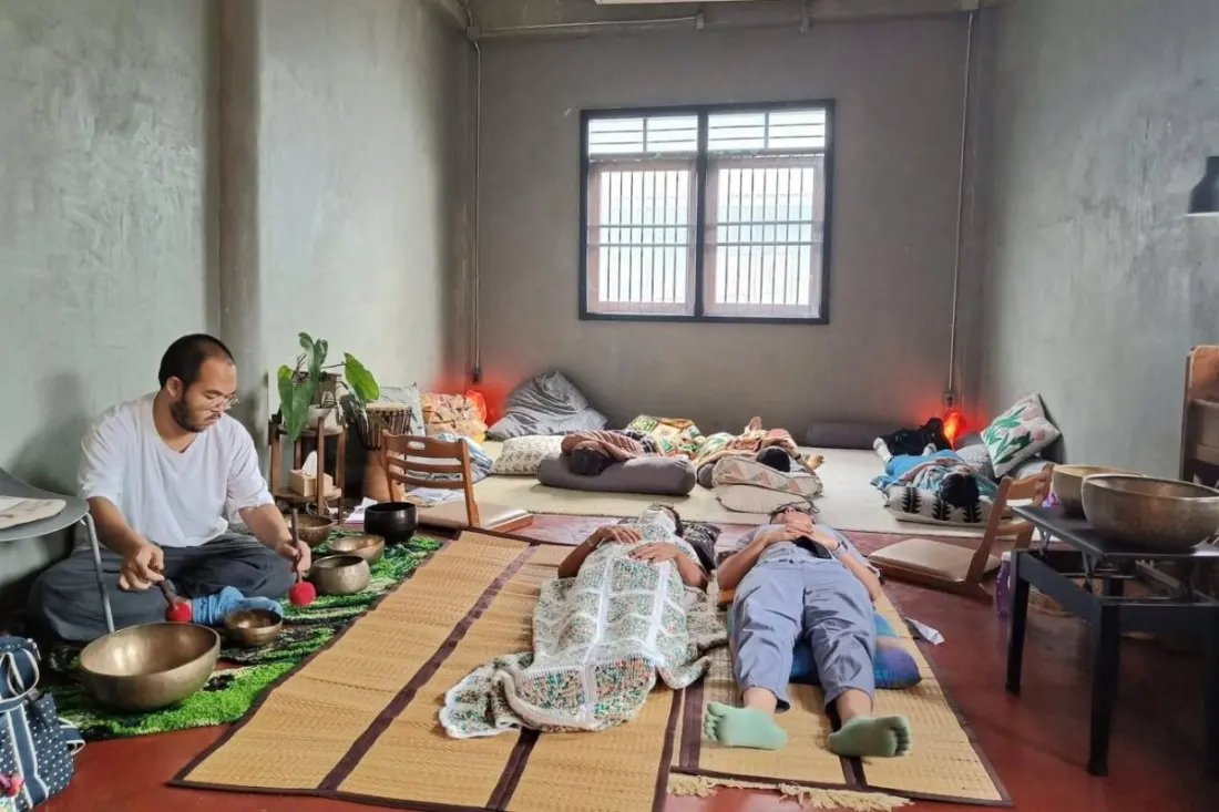 Bangkok's Placebo Club hosts sound healing sessions for cancer patients