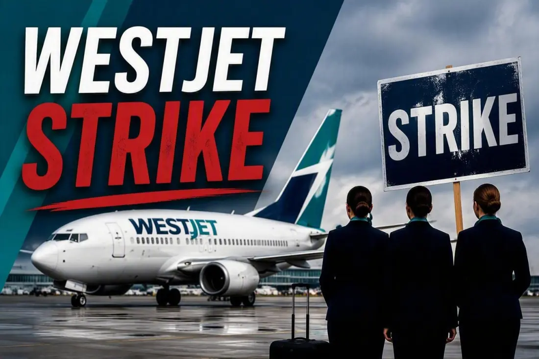 WestJet Strike Grounds Hundreds of Flights During Canada's August Long Weekend
