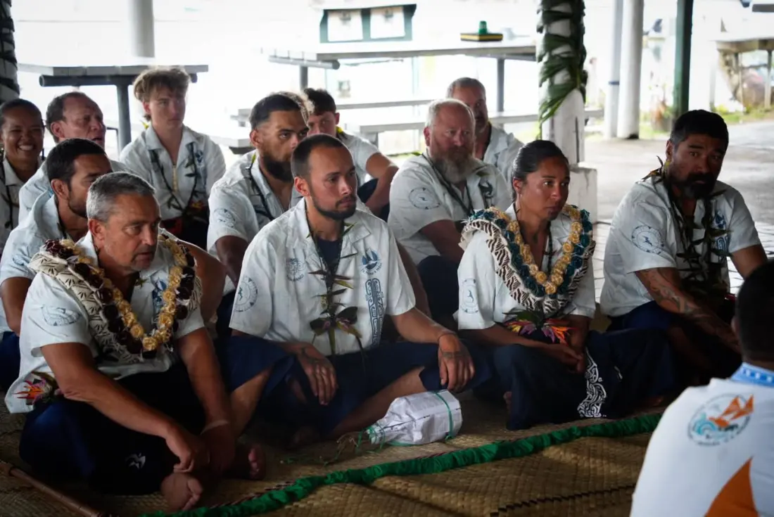 Maori voyaging canoe Te Matau a Maui arrives in Suva on Pacific 'return' voyage