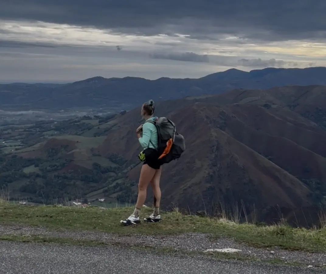 Crossing the Pyrenees on Day One of the Camino de Santiago