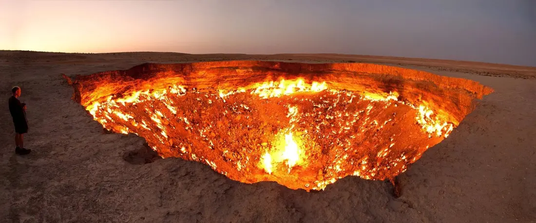 The Door to Hell is dimming: Turkmenistan's burning crater won't burn forever