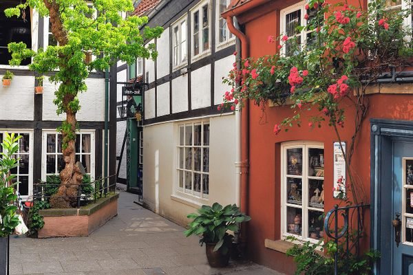The Schnoor: Bremen's Oldest Quarter Is a Maze of Crooked 15th-Century Houses