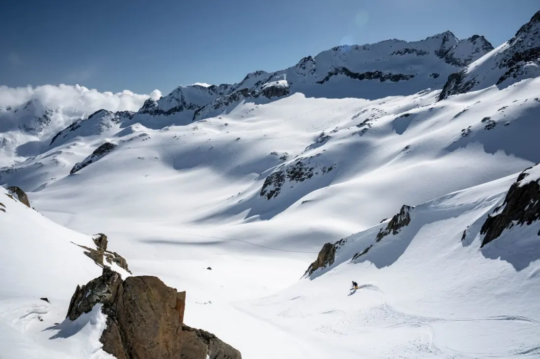 Why This Couple Swapped a Beach Honeymoon for Big-Mountain Freeriding in Engelberg