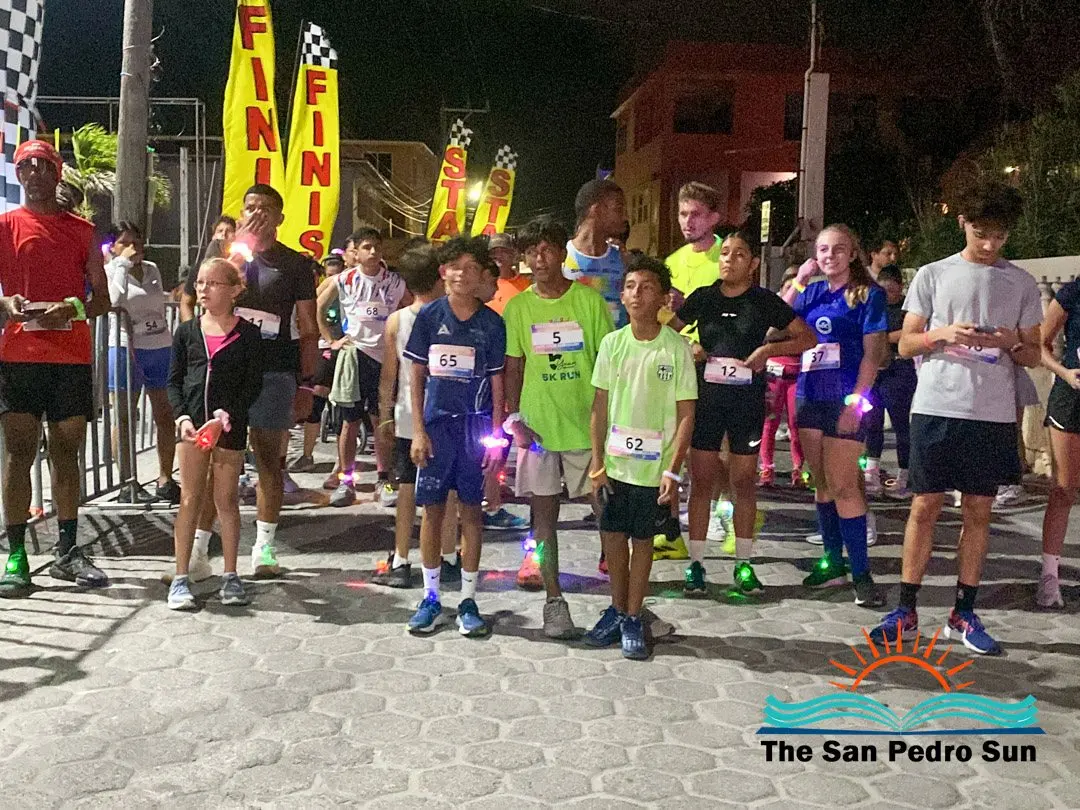 San Pedro's 501 Run Club lights up the night with its annual 5K Glow Run