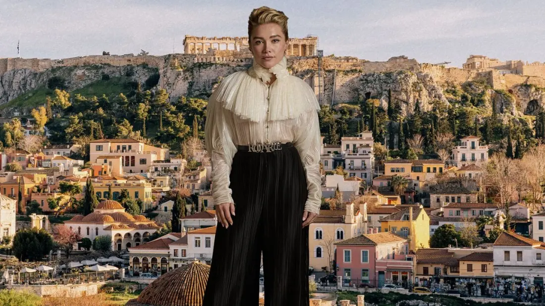 Florence Pugh on towel hoarders, Greek tavernas and her pick for the eighth wonder of the world
