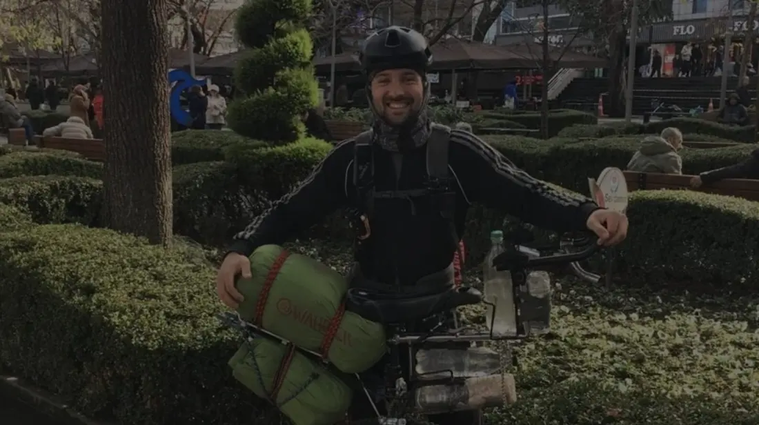 He Left Istanbul on a Unicycle — 6,000km and 579 Days Later, He's Still Going