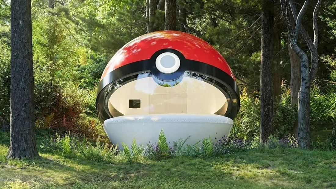 Japan's Poké Ball hotel is real, spherical, and very hard to book