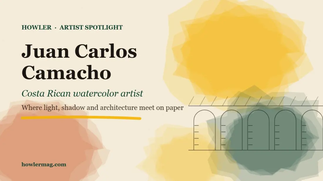 Costa Rican Watercolourist Juan Carlos Camacho Paints Architecture in Motion