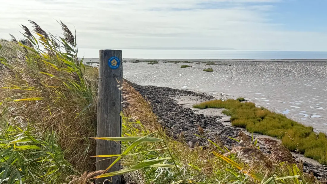 Day 71 on the Wales Coast Path: Sunshine, a Sore Shin and the River Severn Finale