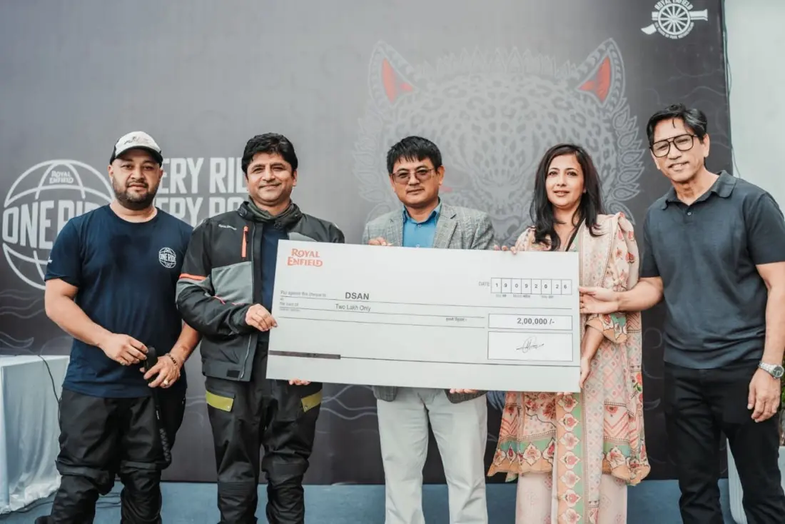 1,500 Royal Enfields rumble from Kathmandu to Godavari — and raise money for a good cause