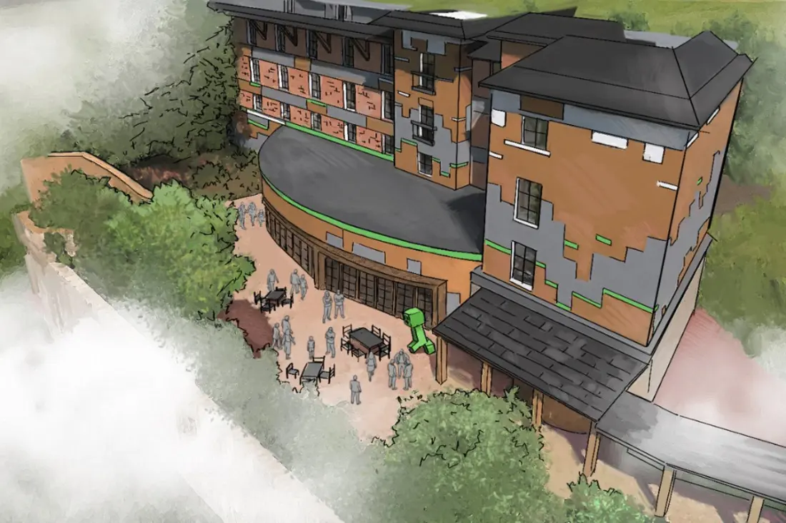 A Minecraft Hotel With Nearly 70 Themed Rooms Is Coming to Chessington in 2027