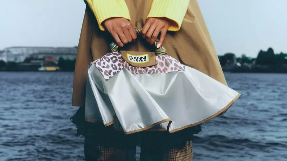 Ganni x Hunter's £50 handbag raincoat is the quirky travel accessory for rainy city breaks
