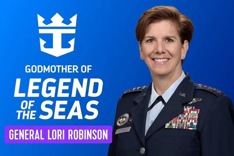 Retired Air Force General Lori J. Robinson Named Godmother of Legend of the Seas