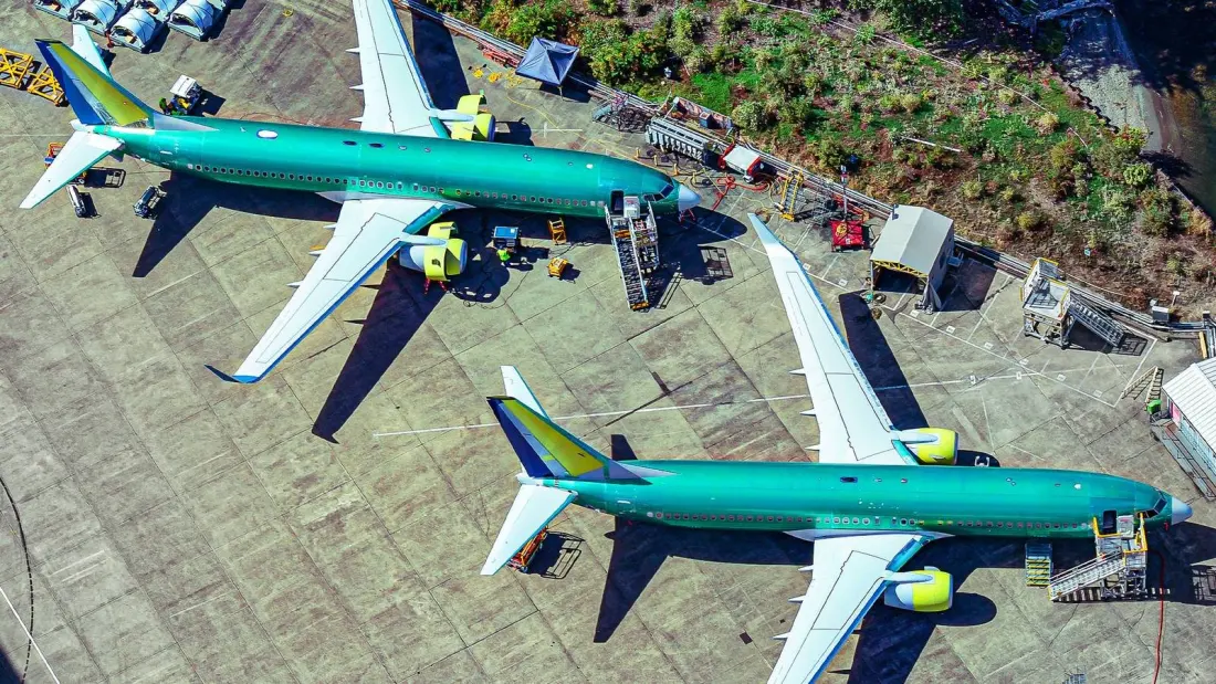 Why New Boeing Jets Roll Out of the Factory Bright Green