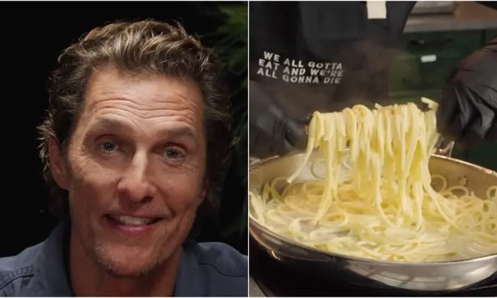 Matthew McConaughey's Last Meal Includes a Pasta Dish from an Istrian Wine Estate