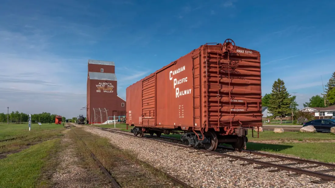 Big Valley, Alberta: the tiny railway village with a frontier boardwalk and century-old jail
