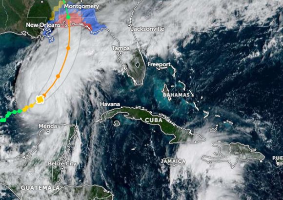 Hurricane Isaias steers clear of the Dominican Republic, heads for the US Gulf Coast