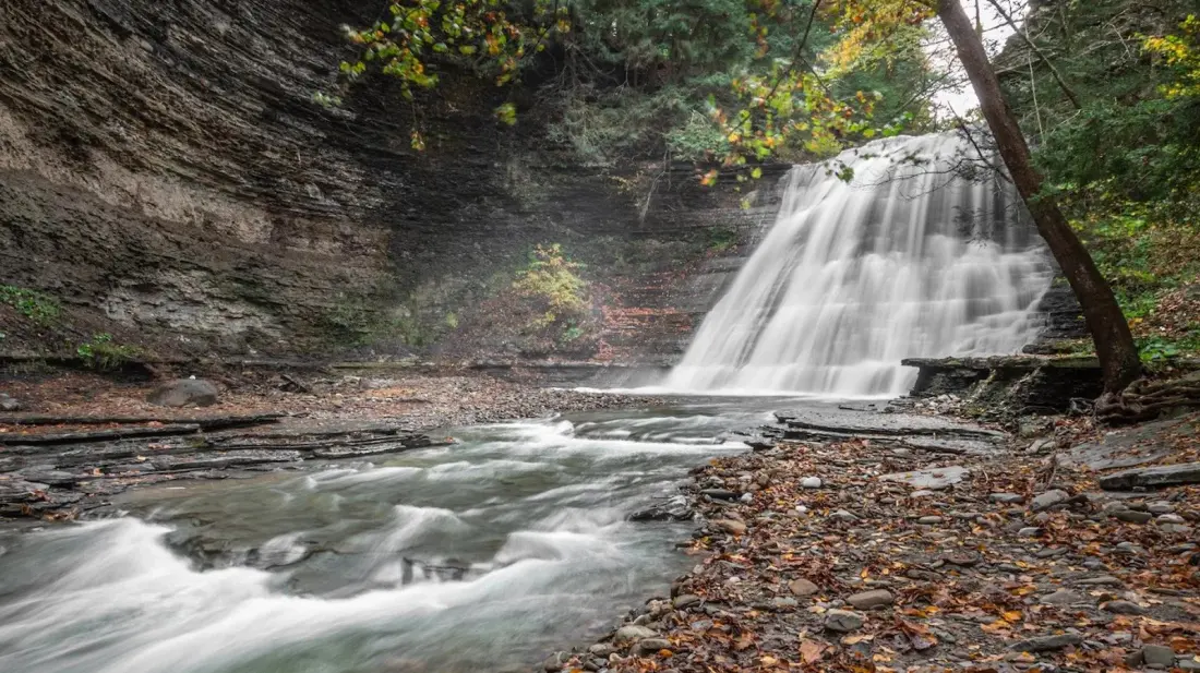 Stony Brook State Park: Waterfalls, Gorge Trails and a Natural Swimming Pool in New York's Finger Lakes