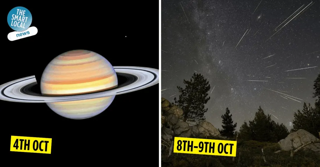 Saturn And The Draconids Light Up Singapore's Skies This October