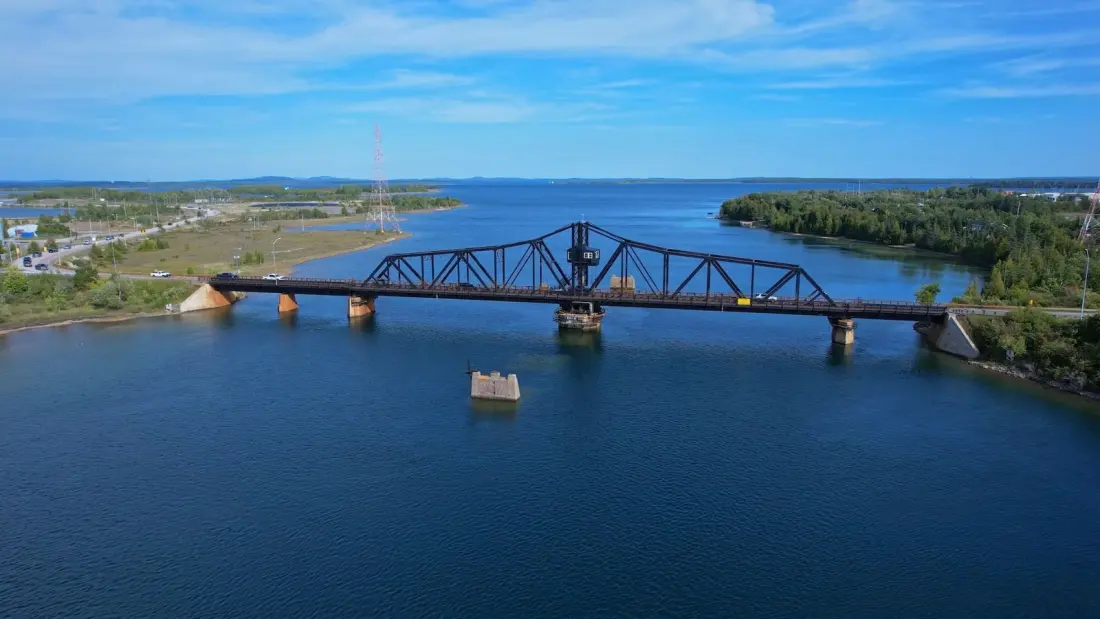 Manitoulin Island's century-old swing bridge is finally getting a replacement