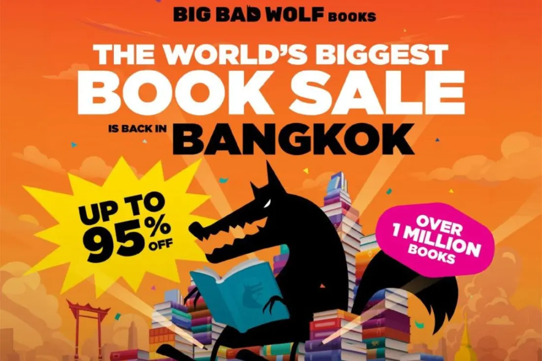 Bangkok's Big Bad Wolf book sale takes over Platinum Pop until October 13