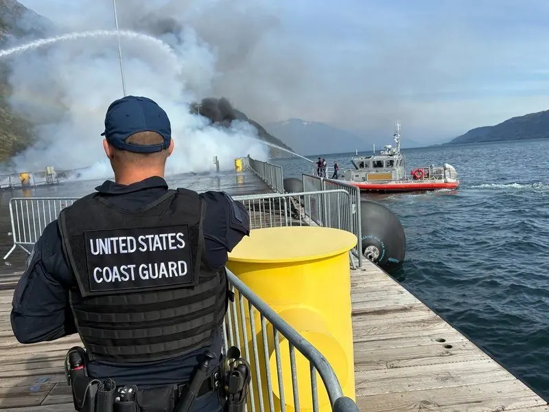 Fire Leaves Whittier's $80 Million Cruise Dock a Total Loss