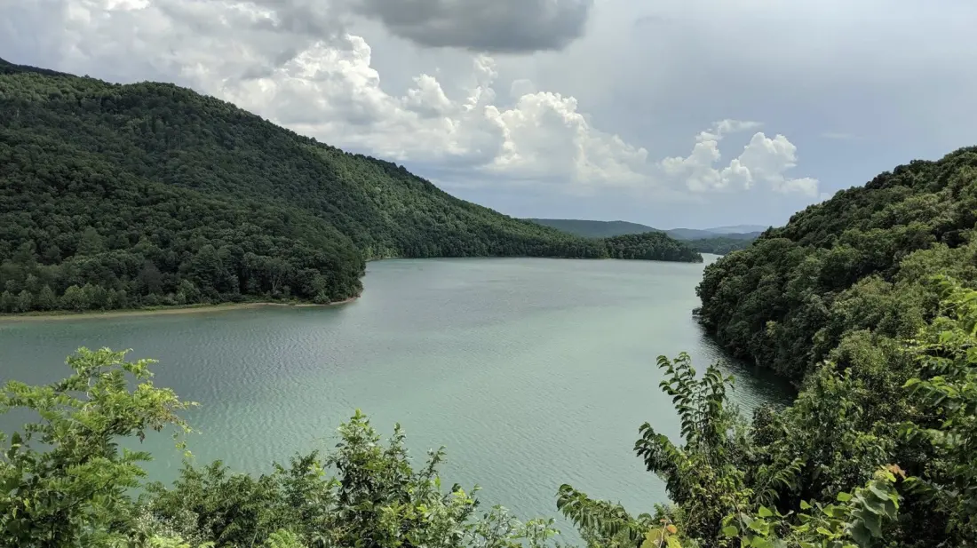 Lake Moomaw: Virginia's surprisingly clear-blue mountain lake most people drive right past