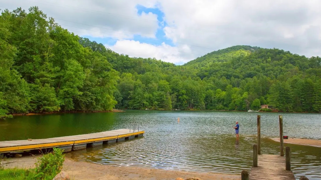 Cedar Cliff Lake: Western North Carolina's Quiet Spot for Trout Fishing and Cliff Views