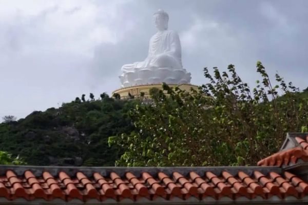 Climb 600 Stone Steps to a Giant White Buddha at Linh Phong Pagoda