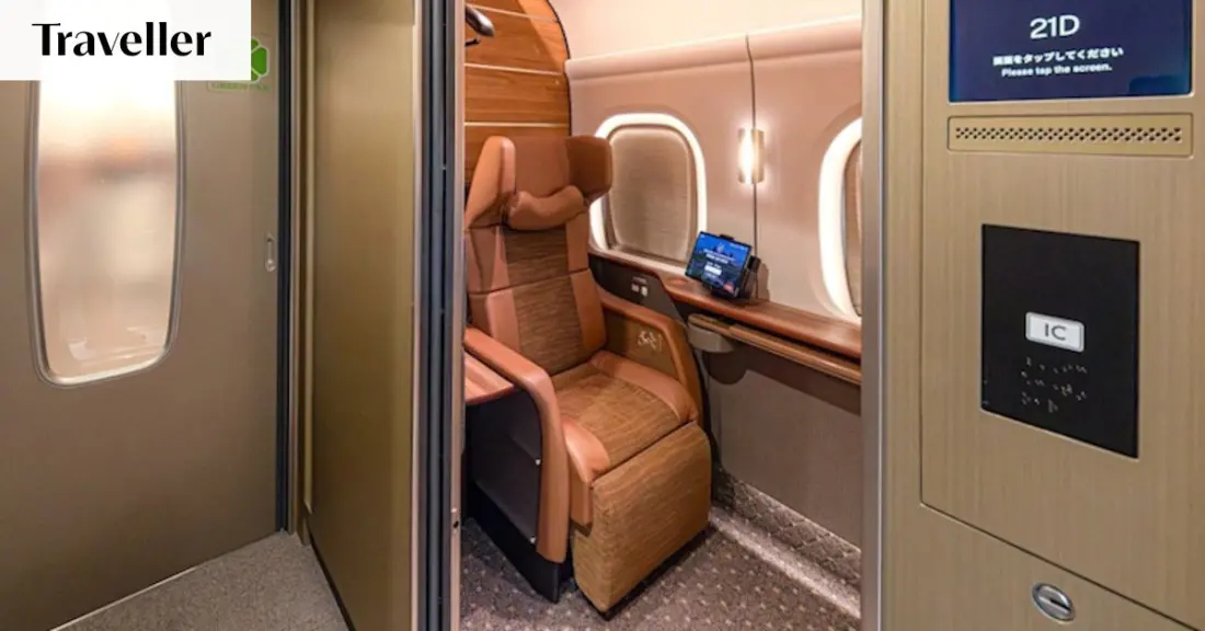 Japan's Shinkansen just added a private first-class cabin — and it's unlike anything on rails