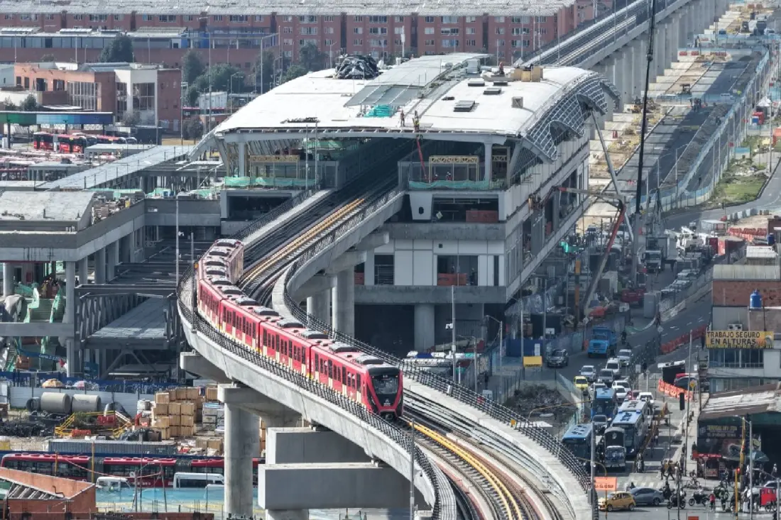Bogota Metro Line 1 Hits 84% But a Heated Contract Fight Brews Behind the Scenes
