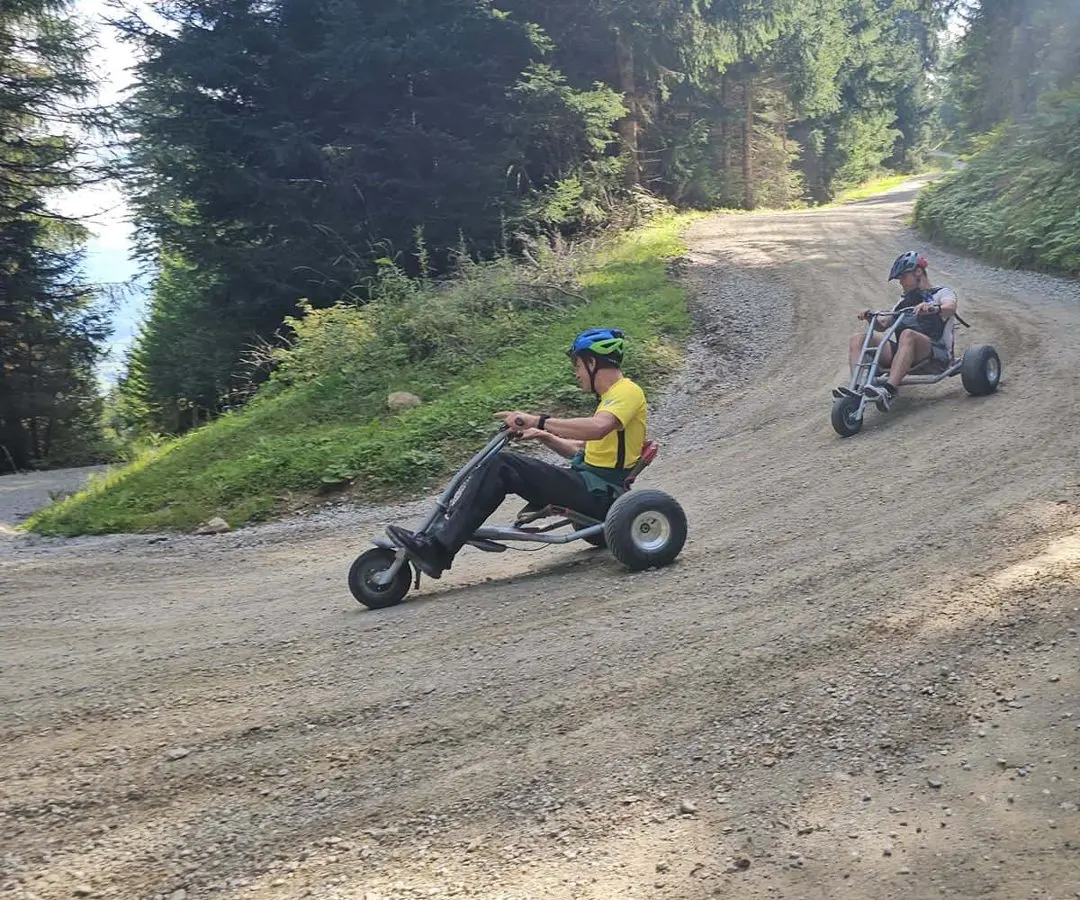 Mutteralm, Innsbruck: Gondolas Up, Mountain Carts Down