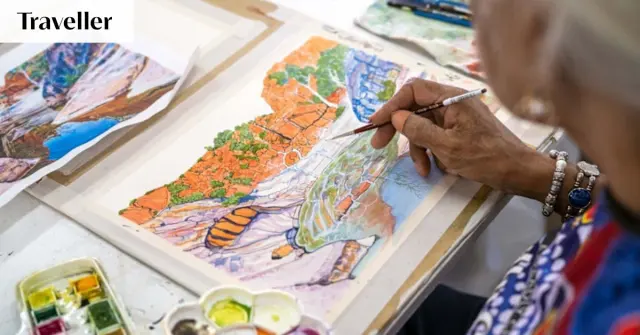 Alice Springs has more going on than you think - galleries, metal festivals and the world's only dry river regatta