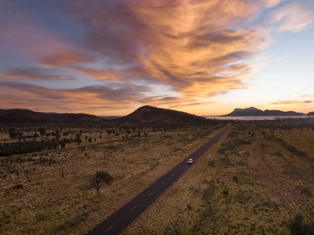 Two epic road trips through Australia's Northern Territory, mapped