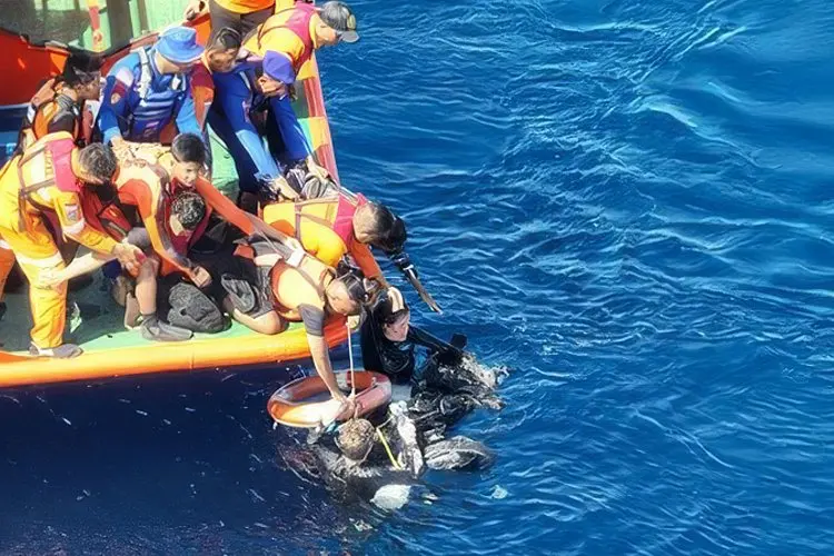 Four divers survive overnight drift after currents sweep them off Flores
