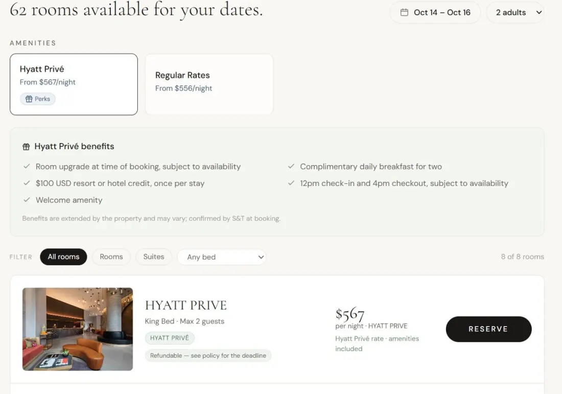 Hyatt Privé: The Booking Trick That Gets You Globalist Perks Without Elite Status