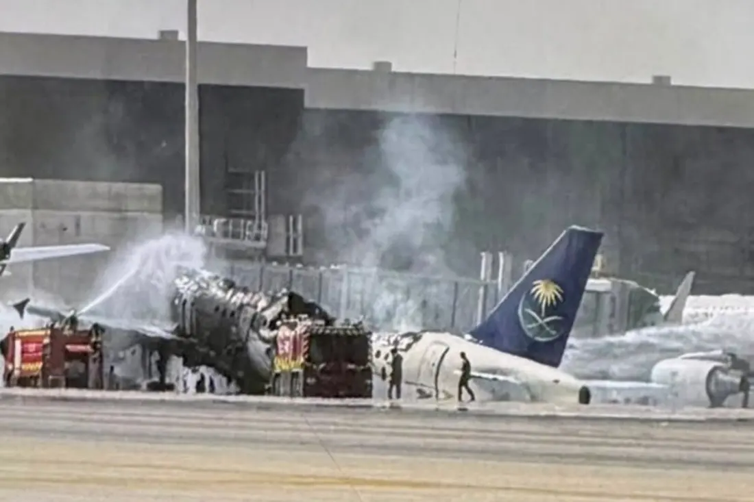 Saudia A320 Destroyed in Riyadh Airport Attack That Killed Three, Including a Captain