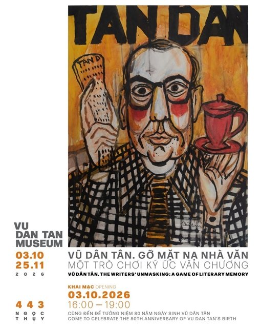 Hanoi's Vũ Dân Tân Museum reopens its studio for the artist's 80th birthday with a literary guessing game