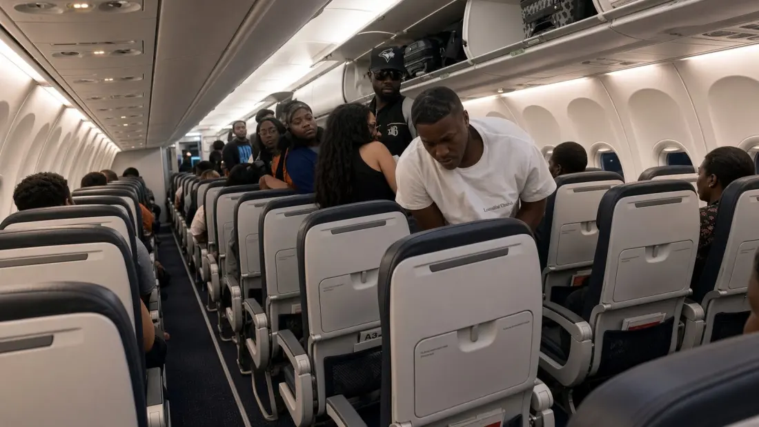 Hoodie Off, Fists Flying: Another Deplaning Brawl on Frontier, Caught on Video